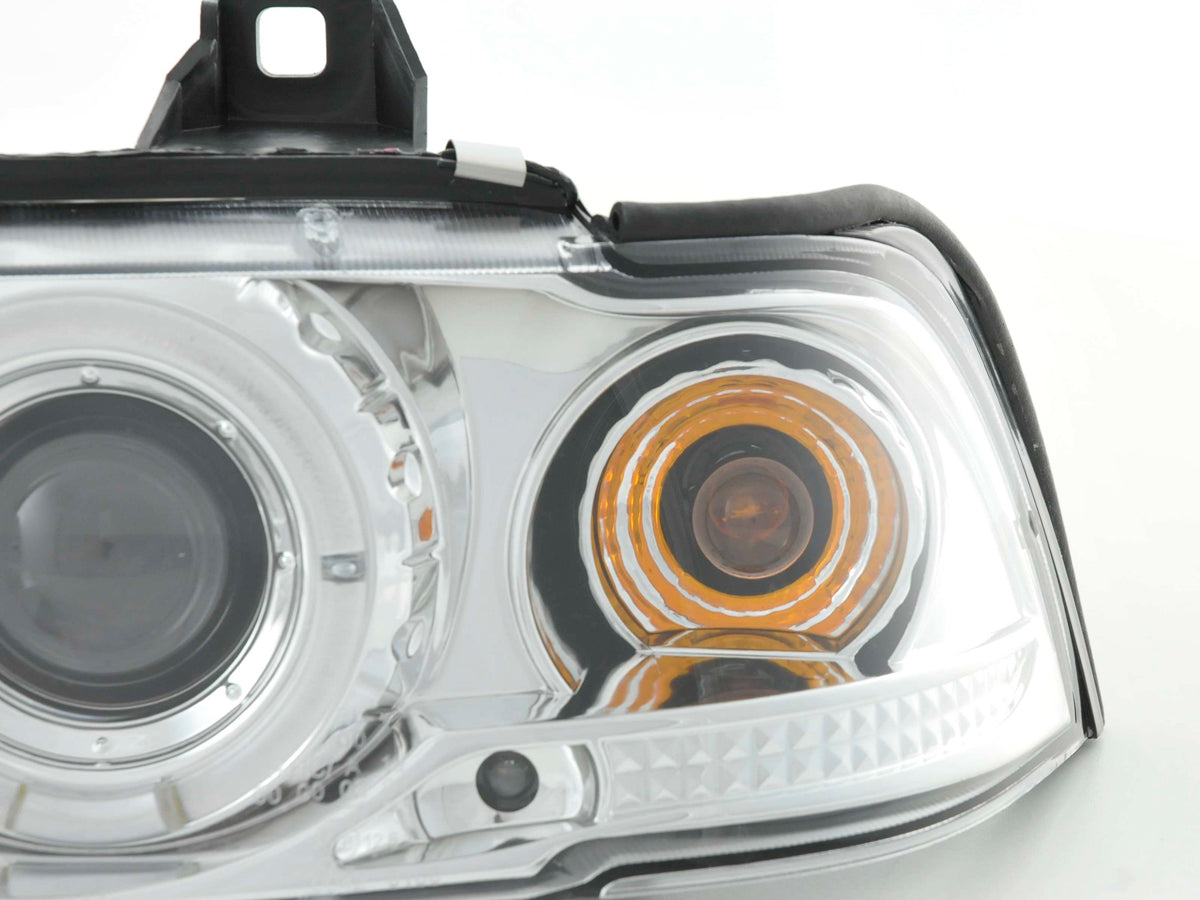 Scheinwerfer Set BMW 3er Limo Typ E36 92-98 chrom Scheinwerfer Set BMW 3er Limo Typ E36 92-98 chrom